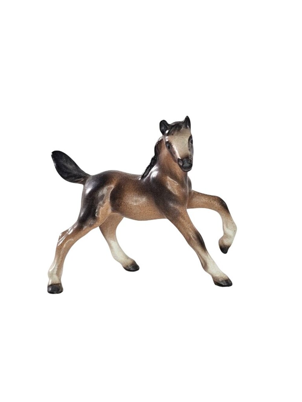 Hagen Renaker Mini Head Turned Yearling Miniature Figurine Horse Foal Matte FLAW